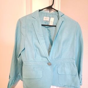 Tiffany blue jacket